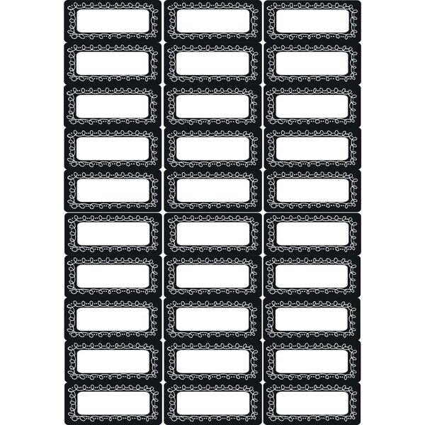 Ashley Productions Die-Cut Magnetic Foam Chalk Loop Labels/Nameplates, PK90 19013 - main